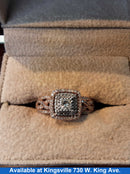 Ring - Wedding Set - Rose Gold 10k (.417) 2.9 grams Size 7