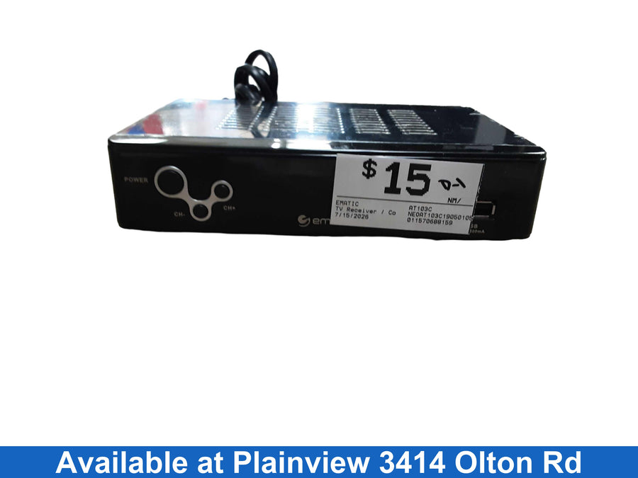 Ematic At103c Black TV Receivers & Converter