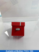 Women's Ring - White Gold 10k (.417) 3.3 grams Size 7.5