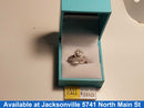 Ring - Wedding Set - White Gold 14k (.585) 5.3 grams Size 6.5