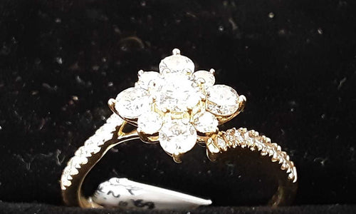 Women's Ring - Yellow Gold 10k (.417) 2.5 grams Size 9