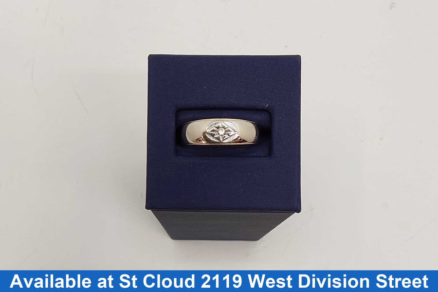 Men's Ring - White Gold 14k (.585) 5.28 grams Size 9