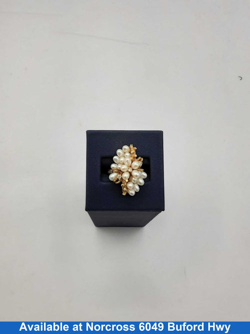 Women's Ring - Yellow Gold 14k (.585) 9.6 grams Size 20