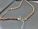 Rope Chain - Yellow Gold 10k (.417) 49.6 grams 23 inch
