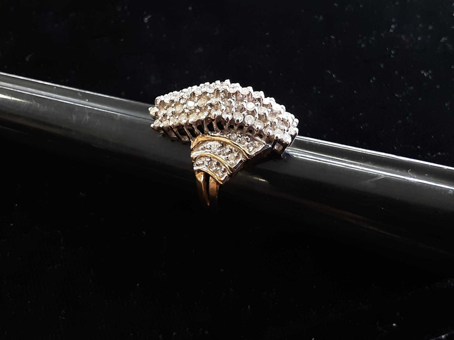 Women's Ring - Yellow Gold 14k (.585) 10.1 grams Size 7.5