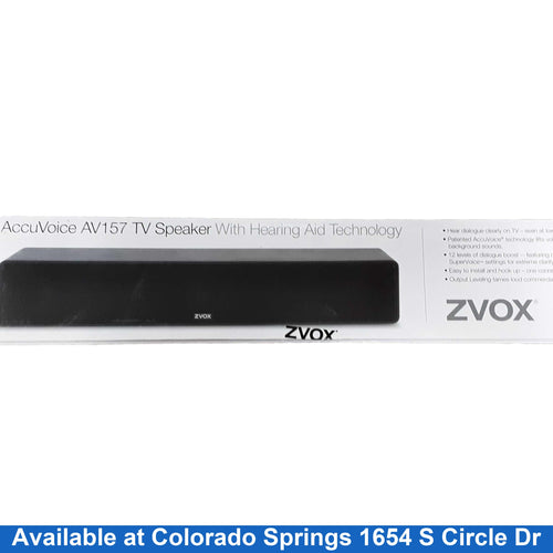 Zvox Av157 Black Home Sound Bar Speaker