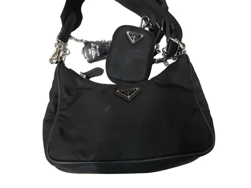Prada Re-edition Black Purse / Handbag