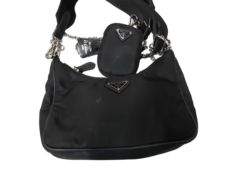 Prada Re-edition Black Purse / Handbag