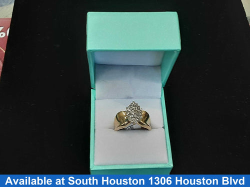 Women's Ring - Yellow Gold 10k (.417) 7 grams Size 9