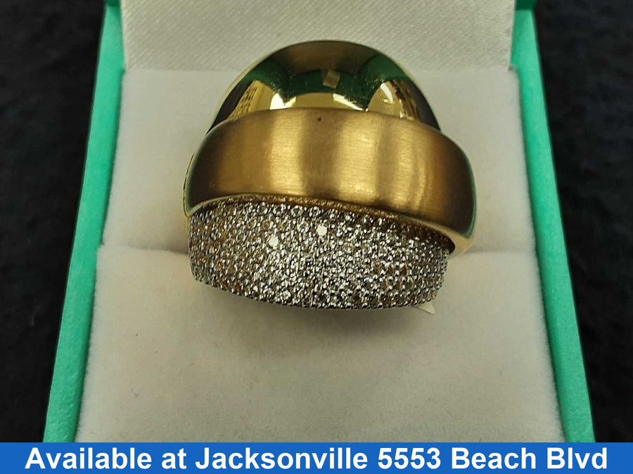 Women's Ring - Yellow Gold 14k (.585) 7.7 grams Size 8