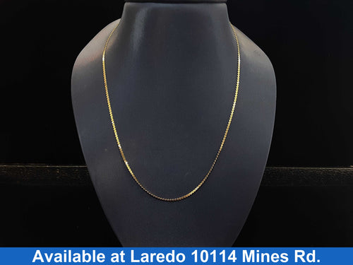Chain - Yellow Gold 14k (.585) 2.6 grams 7 inch