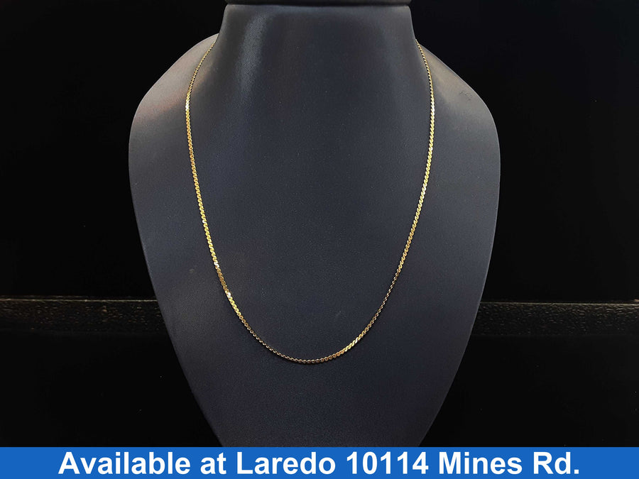 Chain - Yellow Gold 14k (.585) 2.6 grams 7 inch
