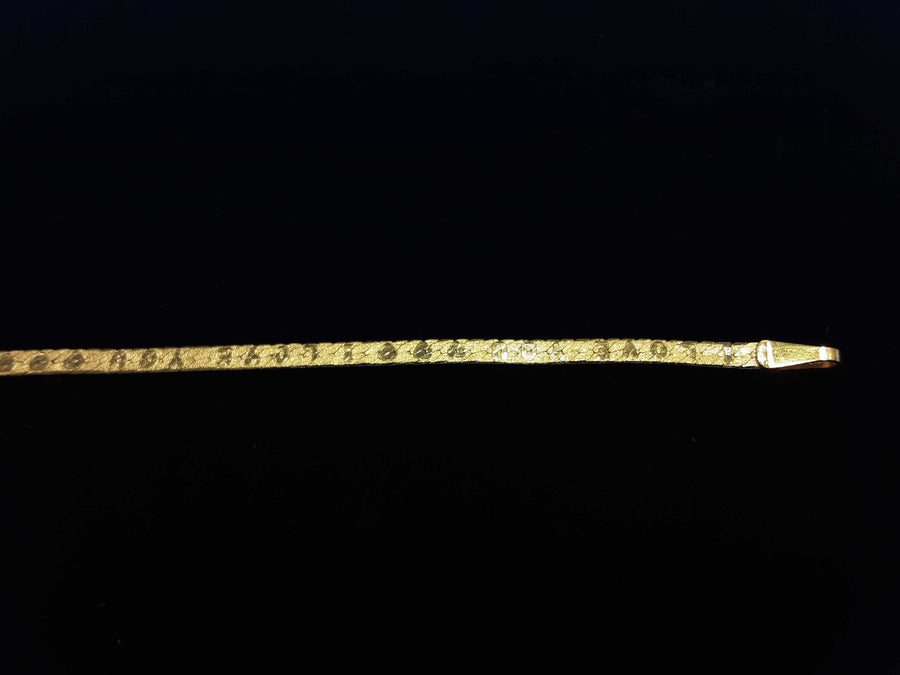 Herringbone Bracelet - Yellow Gold 18k (.750) 2.3 grams 7 inch