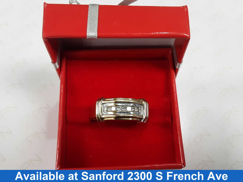 Men's Ring - Yellow Gold 10k (.417) 7.7 grams Size 9