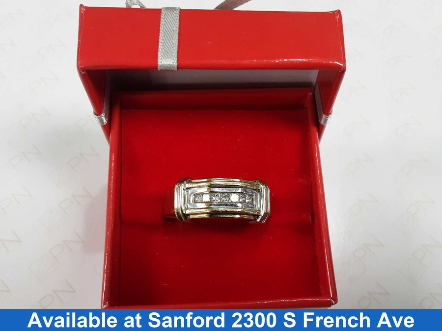Men's Ring - Yellow Gold 10k (.417) 7.7 grams Size 9