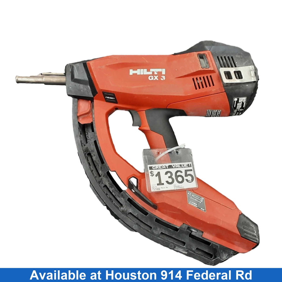 Hilti Gx3 Red Cordless Palm Nailer