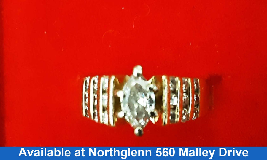 Women's Ring - Yellow Gold 14k (.585) 5.8 grams Size 7.5