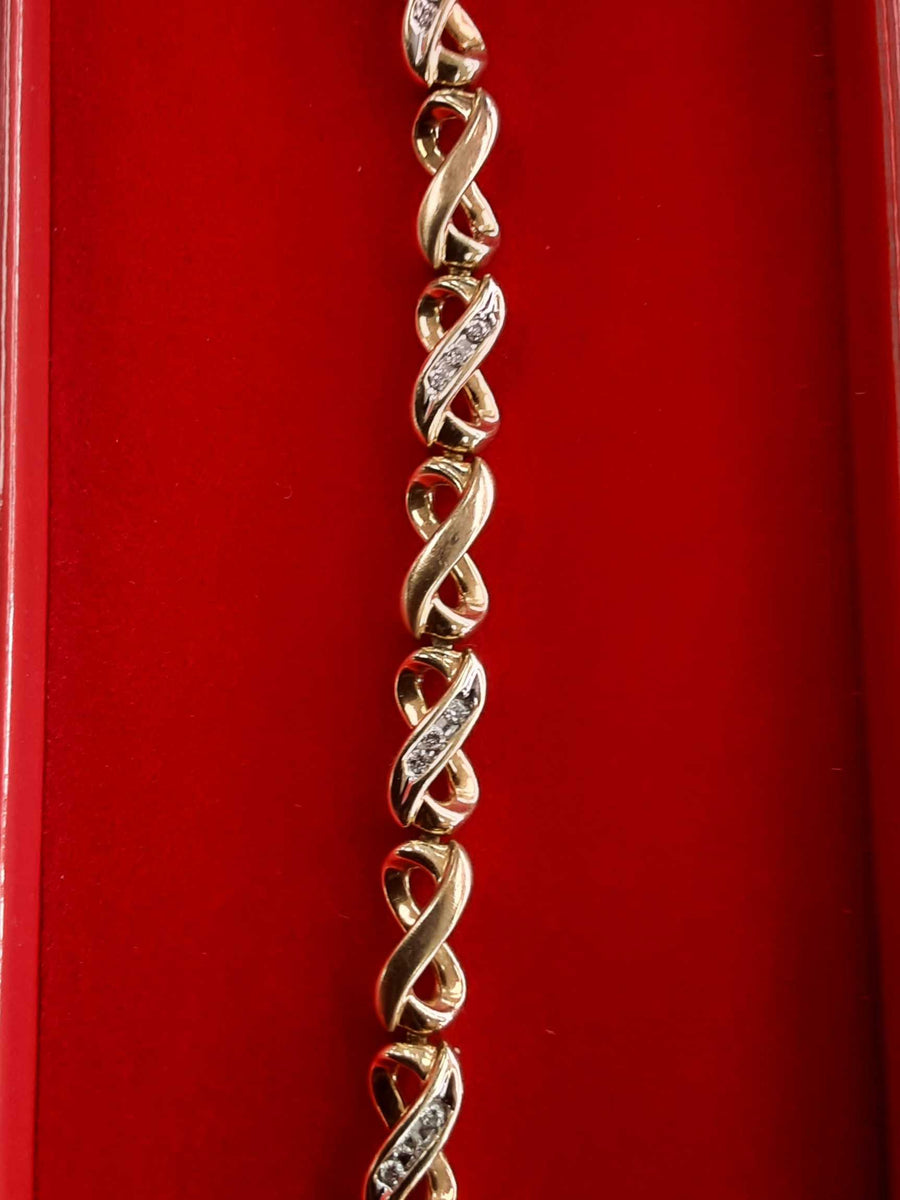 Bracelet - Yellow Gold 10k (.417) 10.6 grams 8 inch