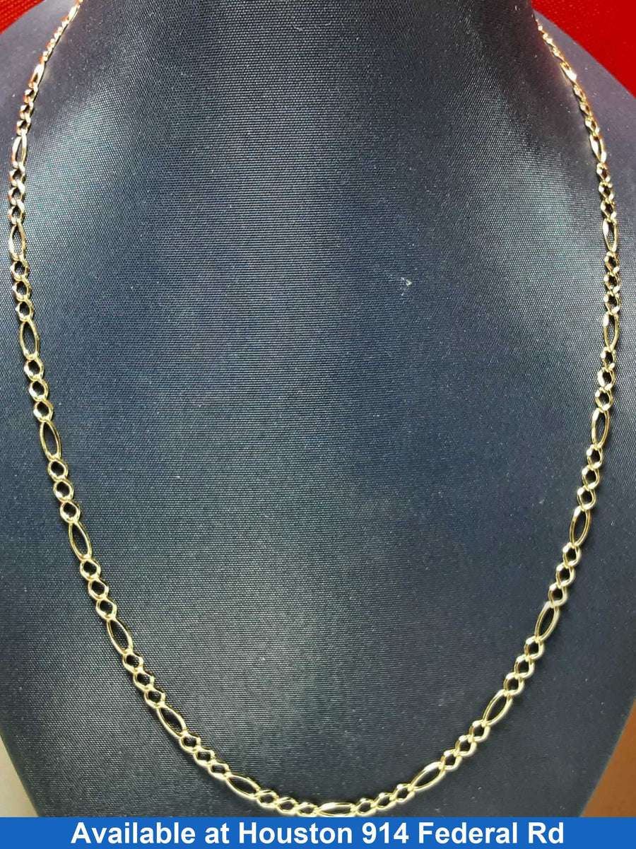 Figaro Chain - Yellow Gold 10k (.417) 5.3 grams 26 inch
