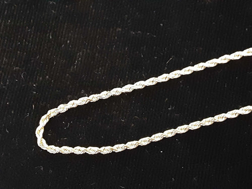 Rope Chain - Yellow Gold 14k (.585) 3.7 grams 19 inch