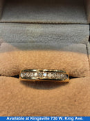 Ring - Wedding Band - Yellow Gold 10k (.417) 2.9 grams Size 11
