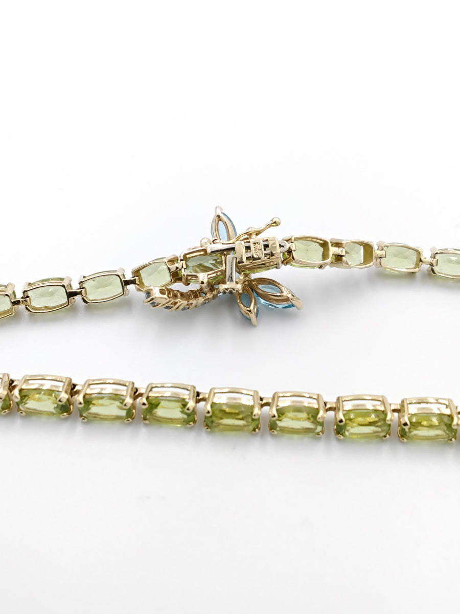 Tennis Bracelet - Yellow Gold 14k (.585) 10.6 grams 7 inch