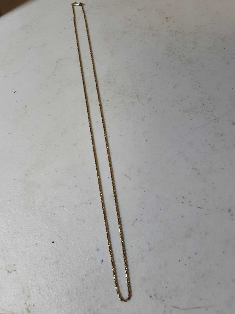 Rope Chain - Yellow Gold 14k (.585) 4.9 grams 23 inch