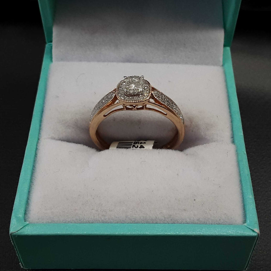 Women's Ring - Rose Gold 14k (.585) 2.7 grams Size 7.5