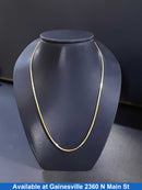 Box Chain - Yellow Gold 10k (.417) 2.1 grams 20 inch
