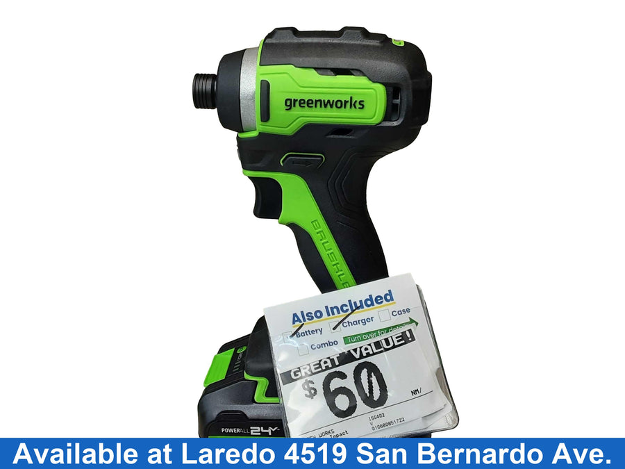 Green Works Isg402 Green Cordless Impact Drill
