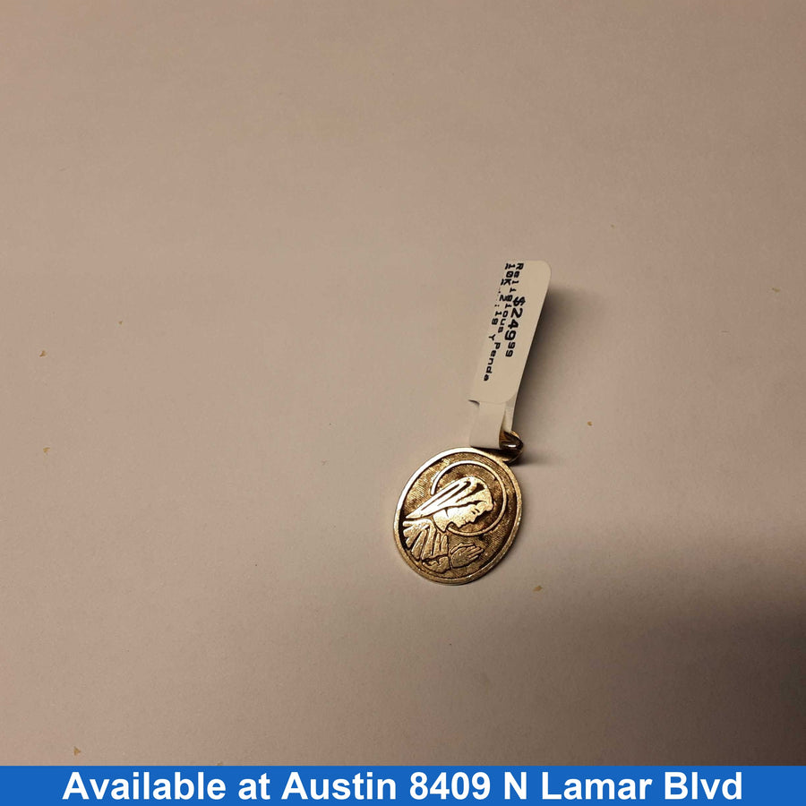 Religious Pendant - Yellow Gold 10k (.417) 2.1 grams