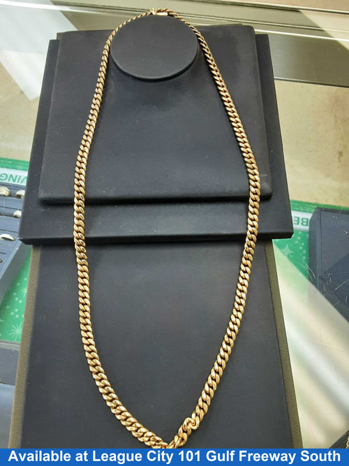 Cuban Link Chain - Yellow Gold 10k (.417) 30.7 grams 26 inch