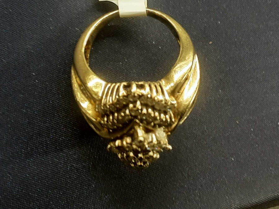 Women's Ring - Yellow Gold 10k (.417) 11.2 grams Size 7