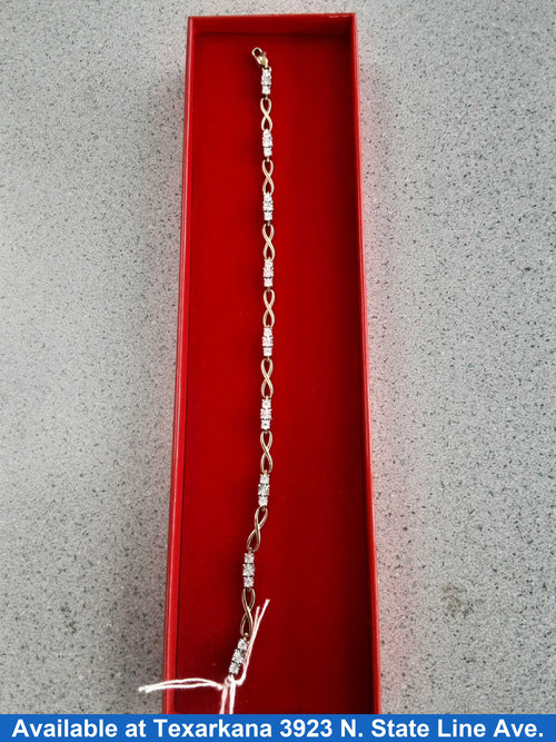 Tennis Bracelet - Yellow Gold 10k (.417) 4.8 grams 7 inch