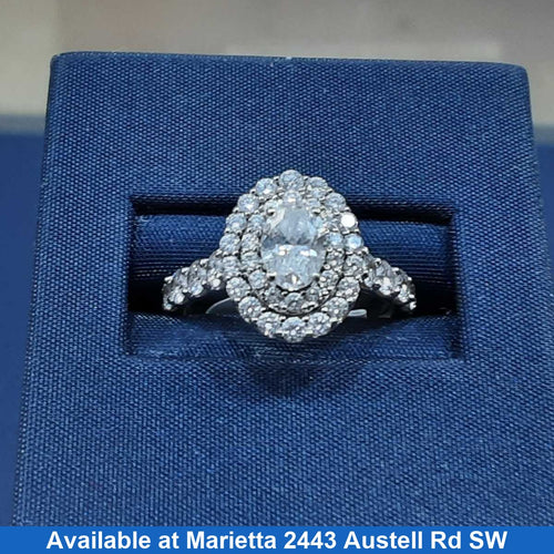 Women's Ring - White Gold 14k (.585) 4.1 grams Size 8.5