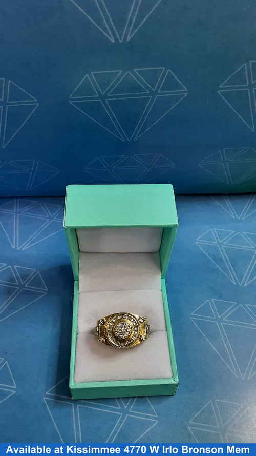 Men's Ring - Yellow Gold 14k (.585) 12.4 grams Size 10