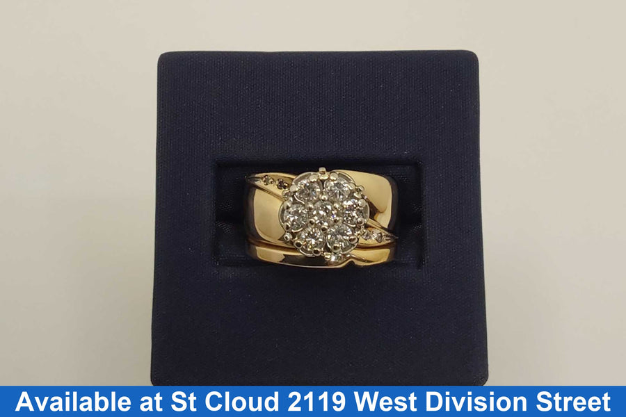 Women's Ring - Yellow Gold 14k (.585) 8.78 grams Size 7