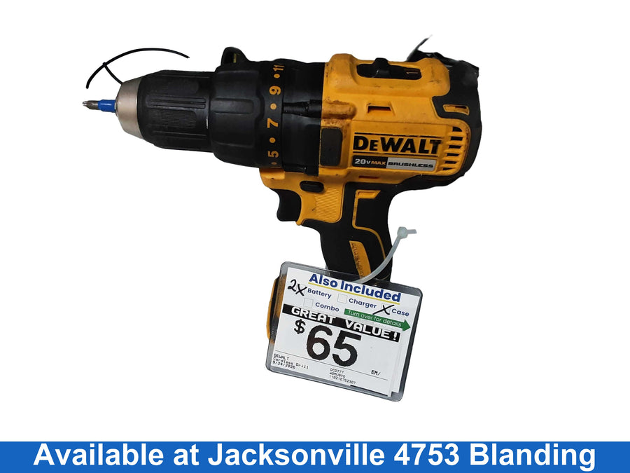Dewalt Dcd777 Yellow Cordless Standard Drill