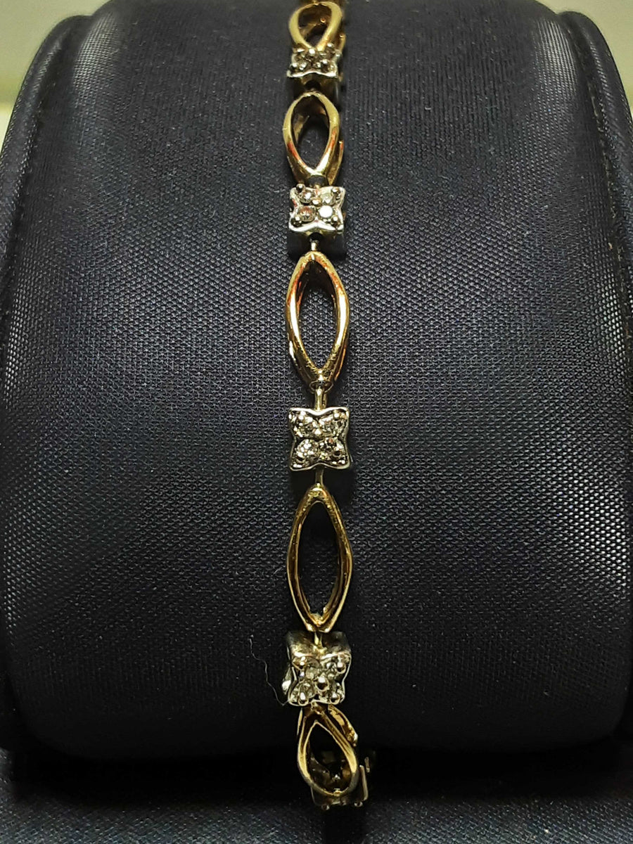Bracelet - Yellow Gold 10k (.417) 6 grams 7 inch