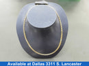 Woven Chain - Yellow Gold 14k (.585) 10.8 grams 1 inch