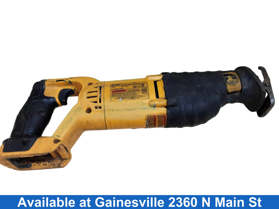 Dewalt Dcs381 Yellow Cordless Reciprocating Saw