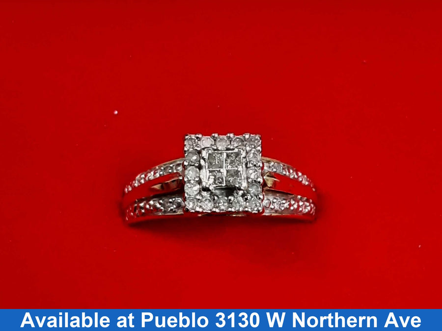 Women's Ring - Yellow Gold 10k (.417) 3.4 grams Size 7