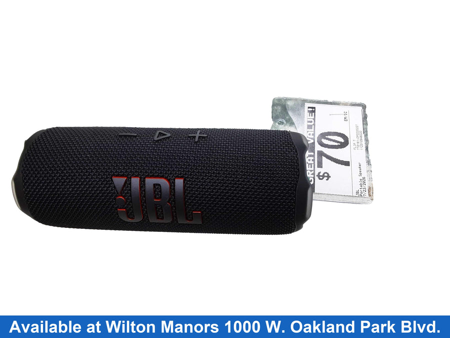 Jbl Flip 7 Black Portable Speaker