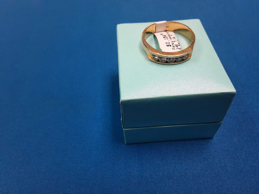 Ring - Wedding Band - Yellow Gold 14k (.585) 7.1 grams Size 12
