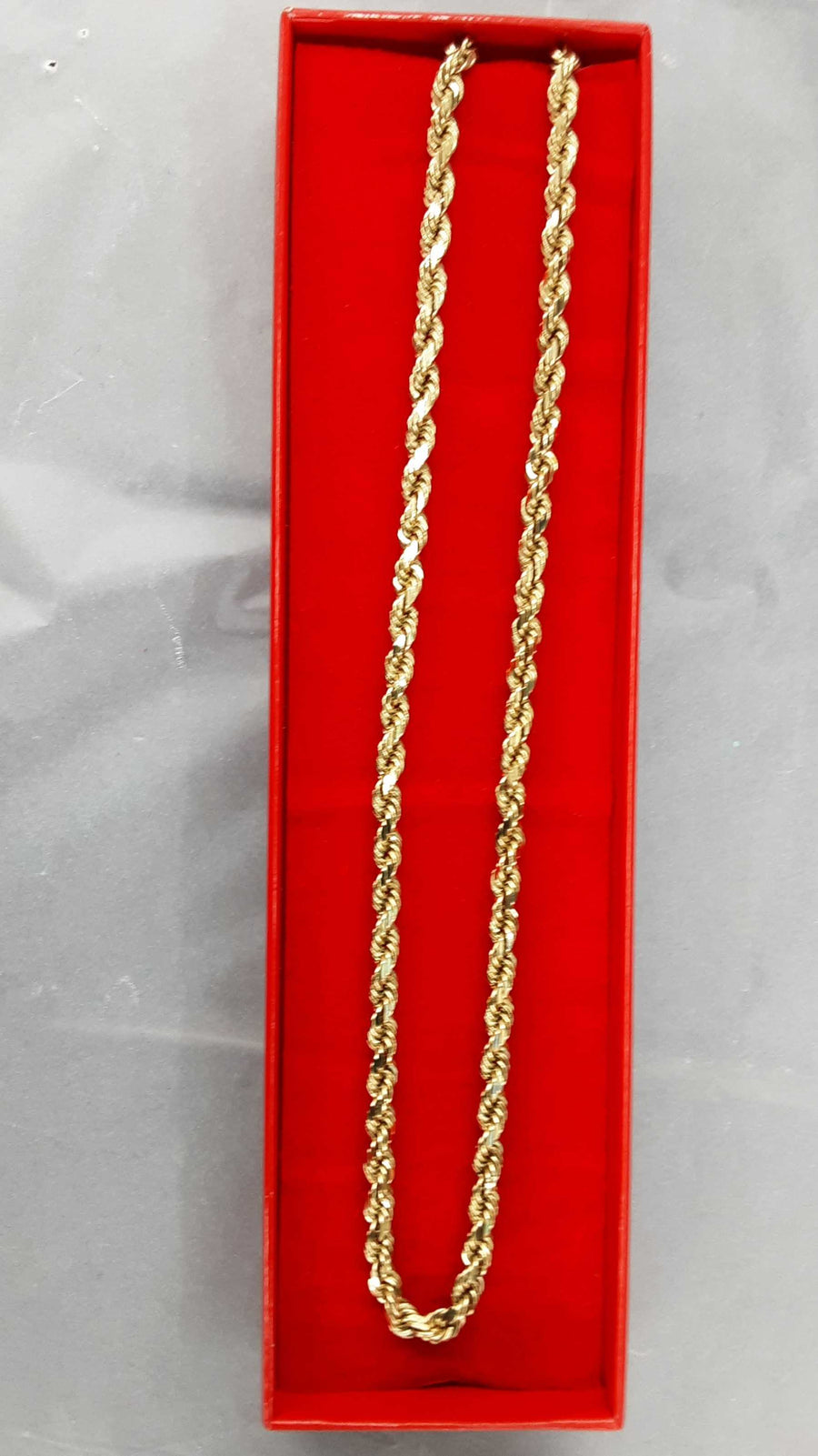 Rope Chain - Yellow Gold 14k (.585) 33.4 grams 20 inch