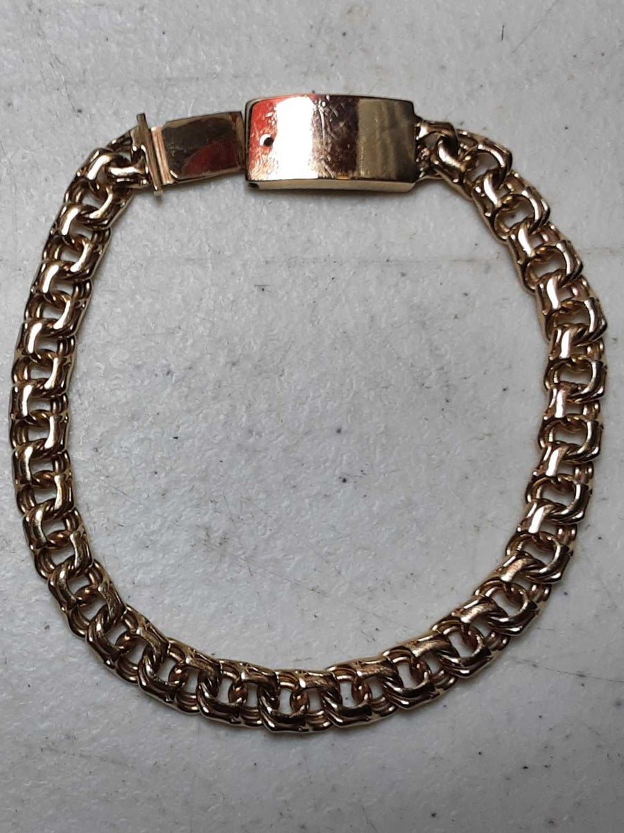 Bracelet - Yellow Gold 10k (.417) 24.5 grams 9 inch