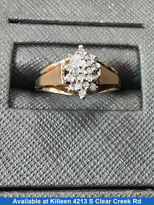 Women's Ring - Yellow Gold 10k (.417) 2.8 grams Size 6.5