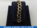 Cuban Link Bracelet - Yellow Gold 10k (.417) 28.5 grams 9 inch