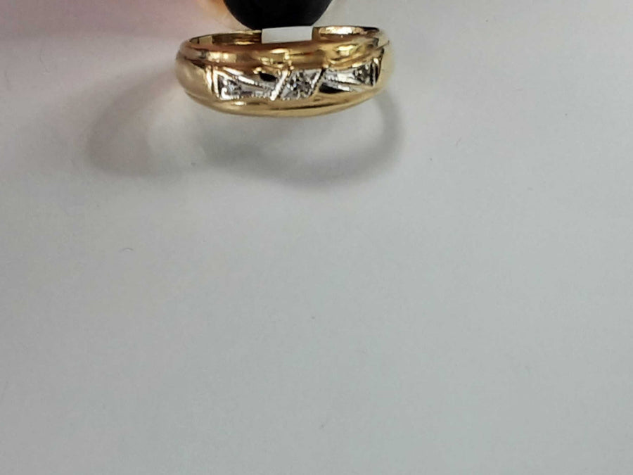 Men's Ring - Yellow Gold 14k (.585) 2.8 grams Size 8