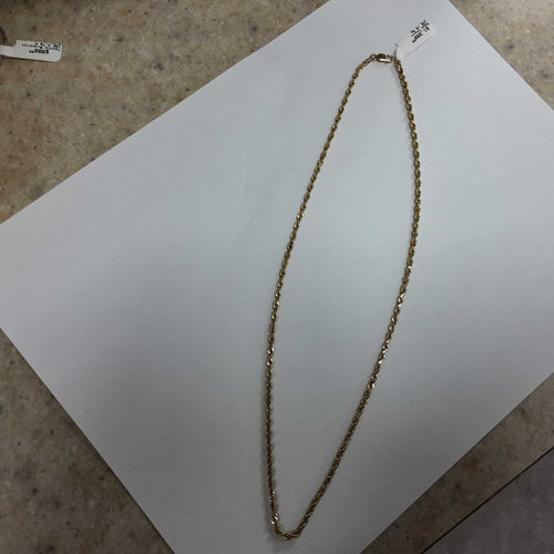 Rope Chain - Yellow Gold 10k (.417) 10.9 grams 20 inch